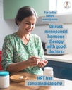 For ladies before menopause: DISCUSS your MENOPAUSAL HORMONE THERAPY with a good doctor!