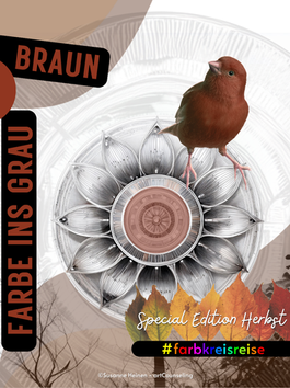 Farbkreisreise 2025: Die Farbe Braun im Oktober