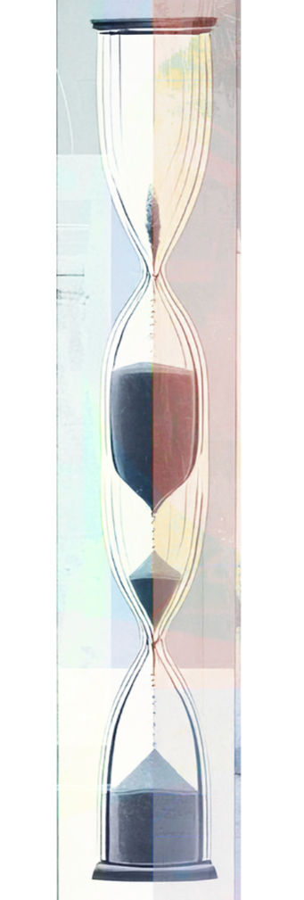 „Zeit verrinnt“... 2026 © Susanne Heinen