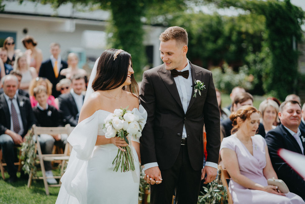 Svatební obřad ve Willa Słoneczna, klidná a autentická atmosféra svatebního dne