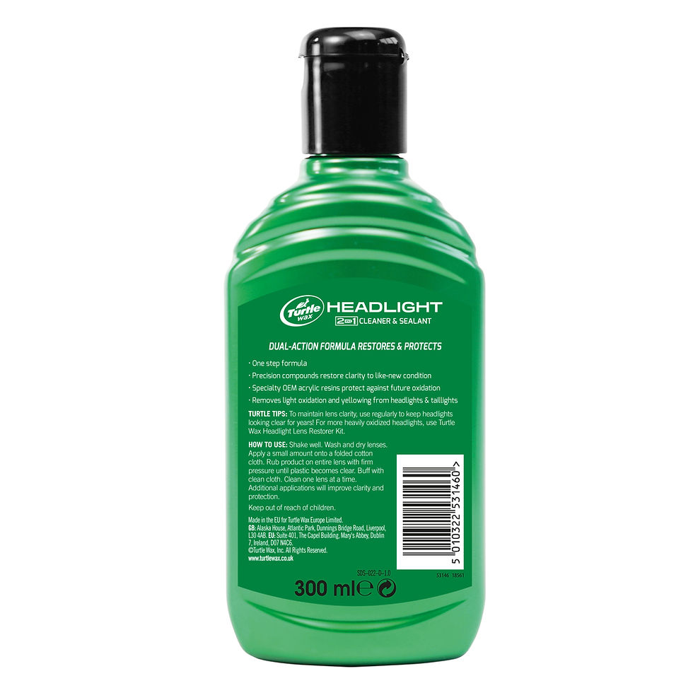 Küçük resim: Turtle Wax Far Temizleyici ve Koruyucu 300 Ml
