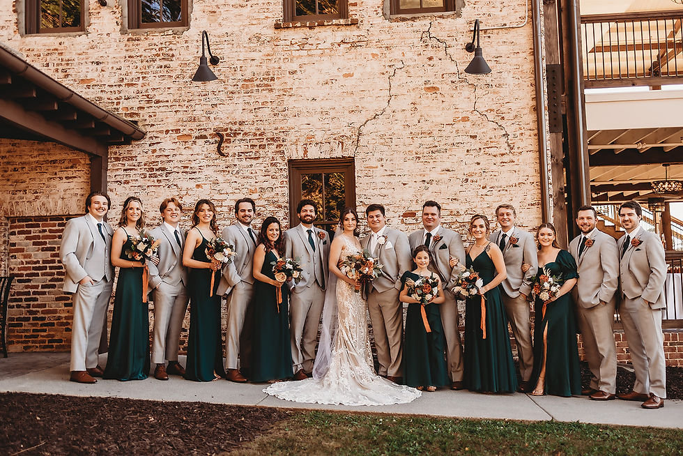 Wedding Day Bridal Party Starr Lowe Events