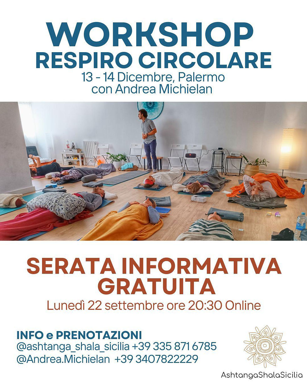 Respiro Circolare Serata Informativa Gratuita ONLINE