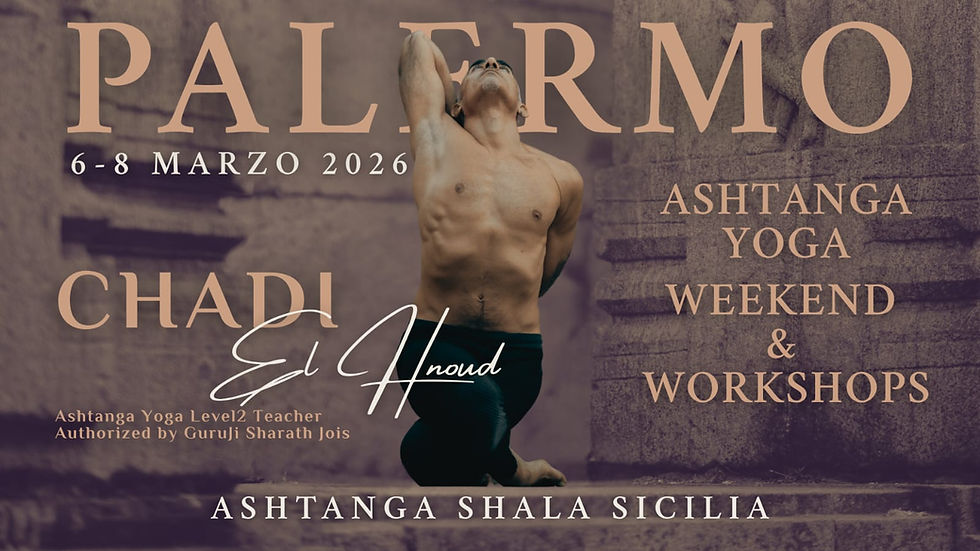 Ashtanga Yoga Weekend & Workshop con Chadi El Hnoud