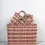 Thumbnail: Bohemia Woven Reed Basket, Violet