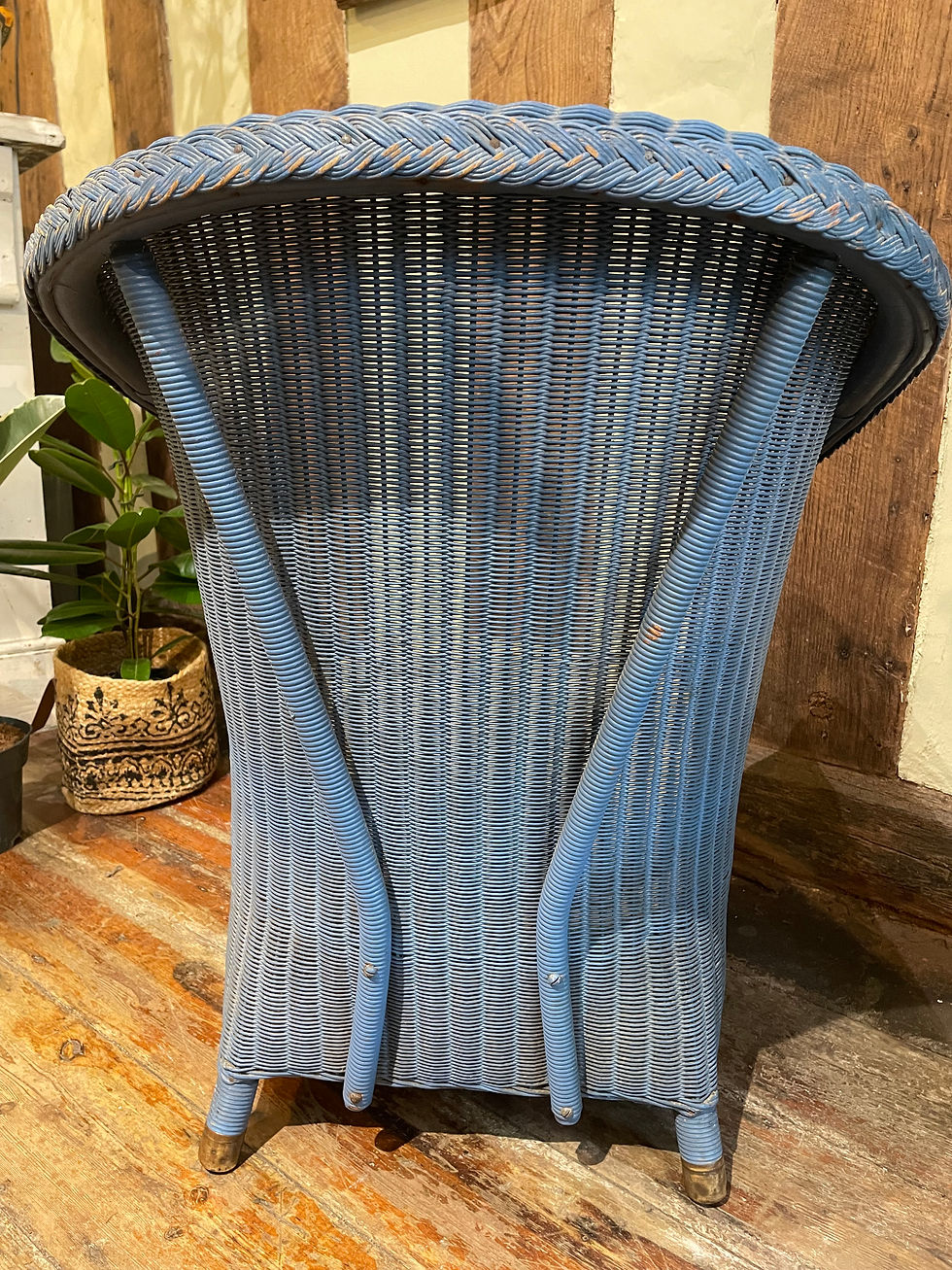 Thumbnail: Original 1930s Lloyd Loom Sprung Bedroom Chair