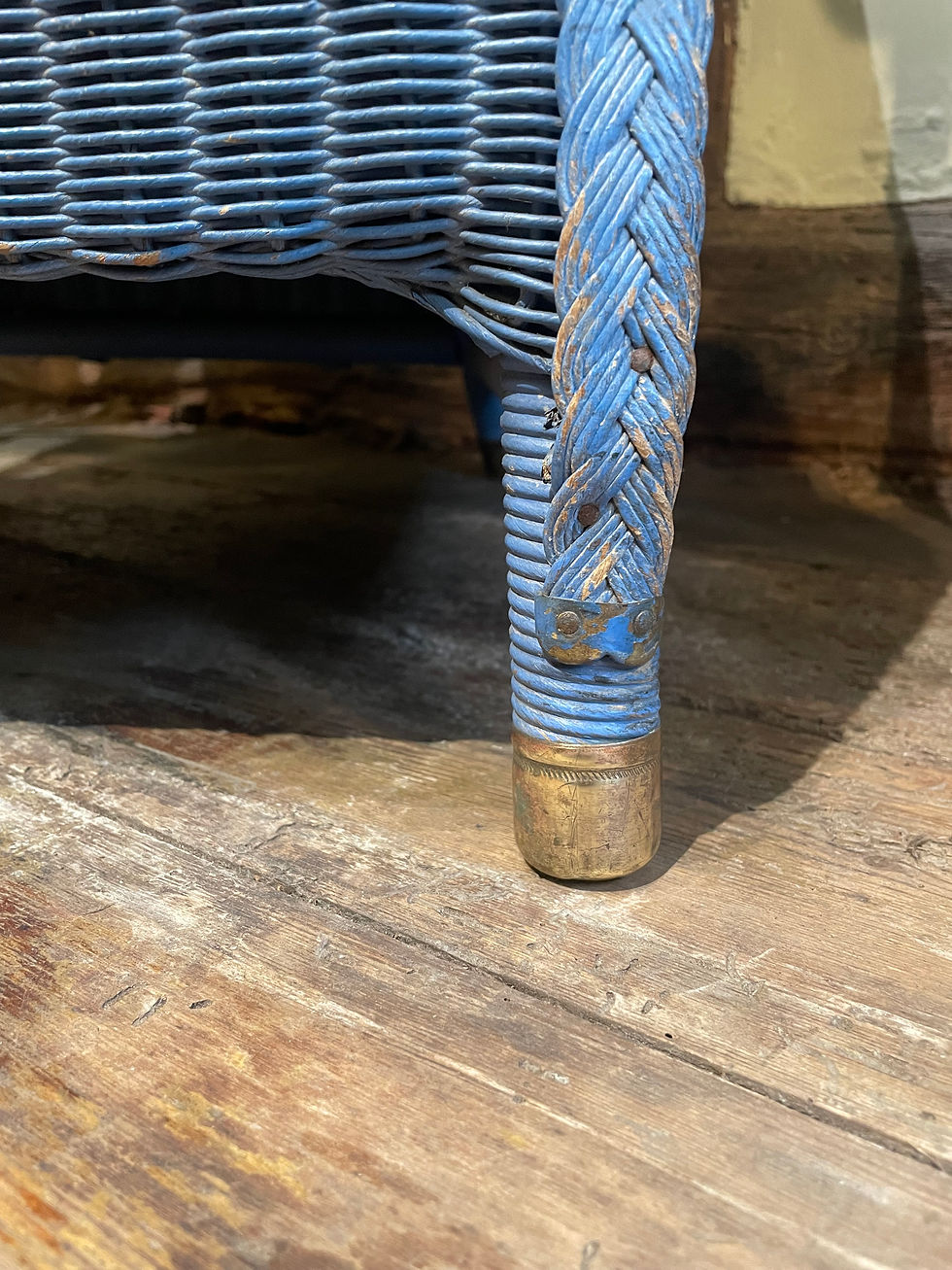 Thumbnail: Original 1930s Lloyd Loom Sprung Bedroom Chair