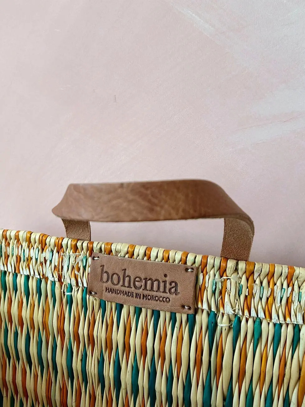 Thumbnail: Bohemia Colourful Reed Shopper