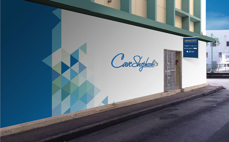 Cave Shepherd and Co Office Branding 