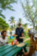 Eye-level view of a historic colonial building in Bridgetown