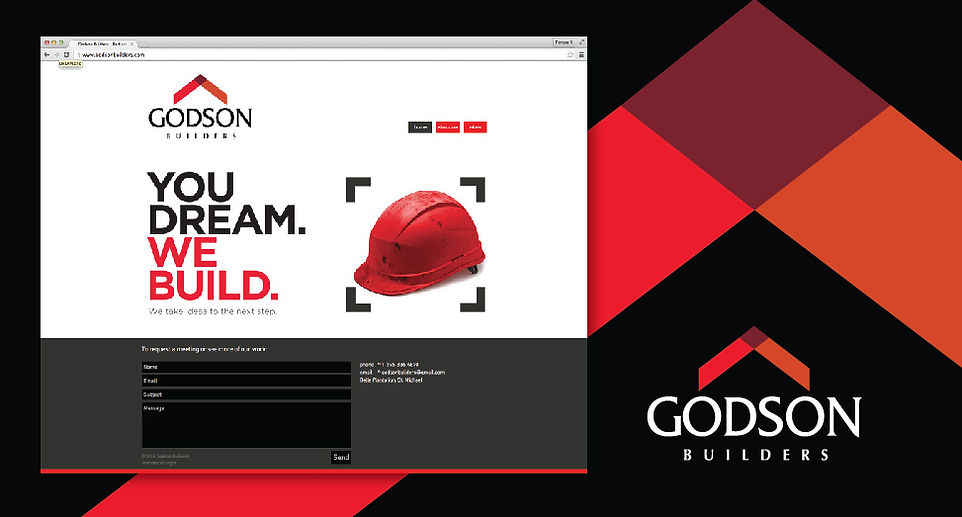 Godson Builders Logo and Website Design