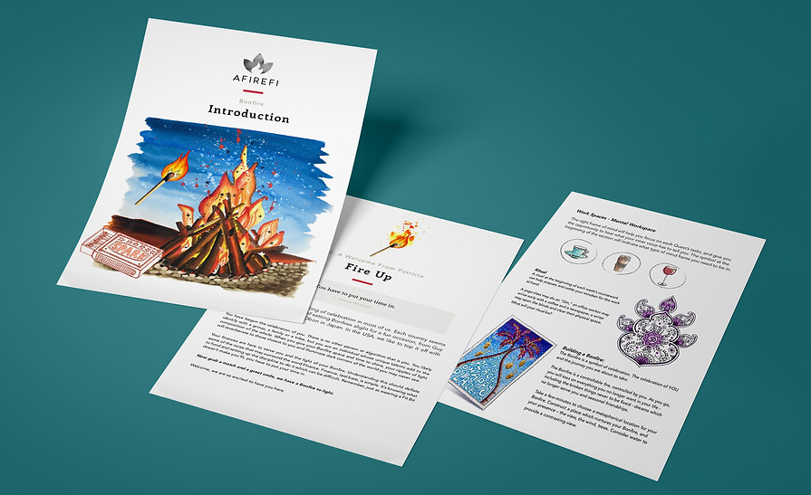 Downloadable Afirefi Coursework with Illustrations by Cathy Cummins