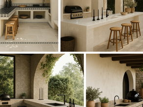 Creating a Stylish Outdoor Kitchen with Trending Tile and Stone