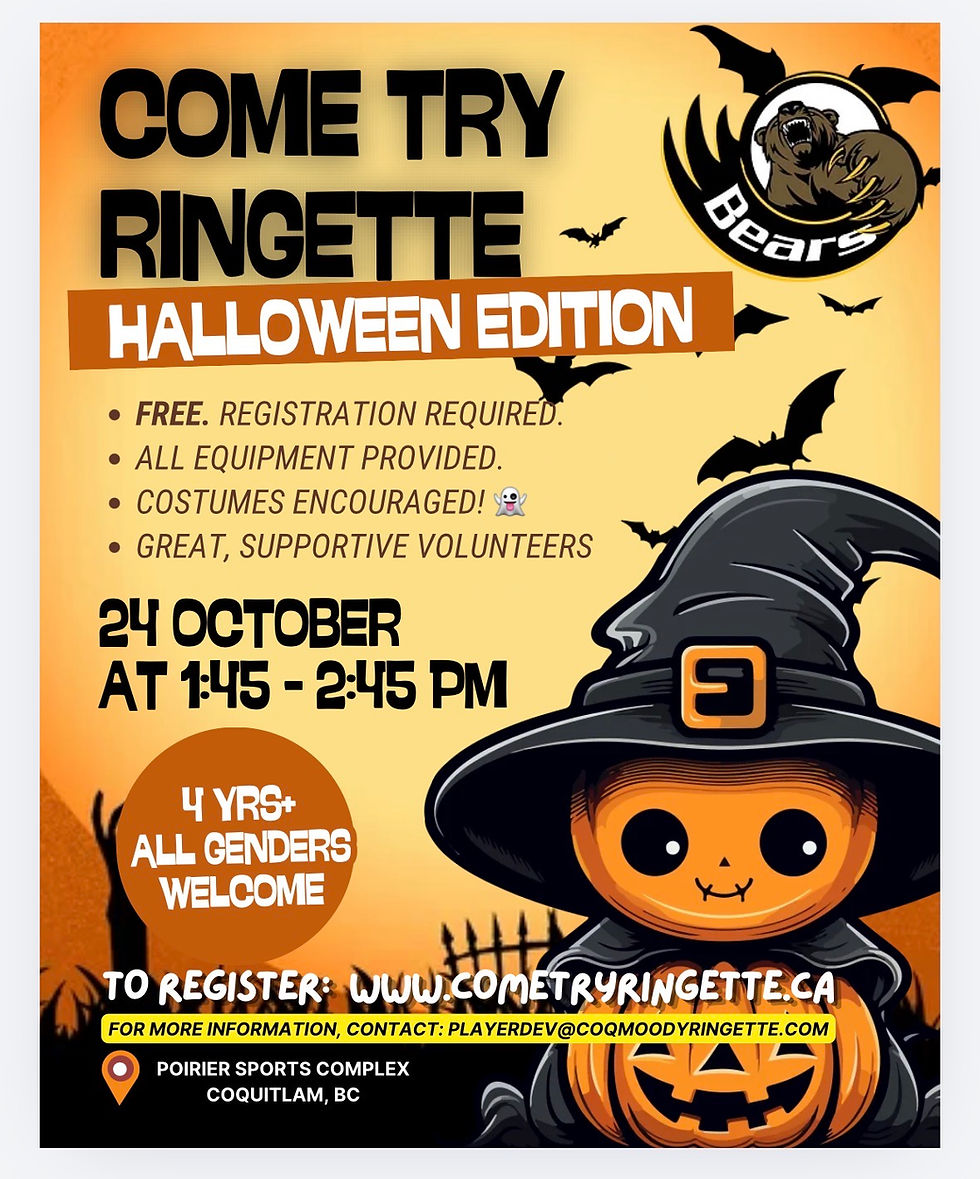 COME TRY RINGETTE - Halloween Edition