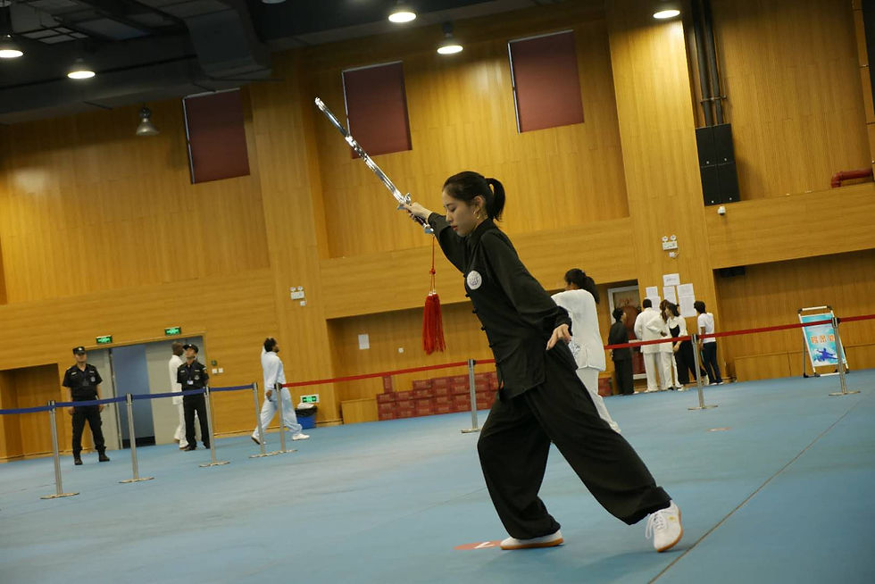 写真：上海市国際学生太極拳大会／丸山さん提供