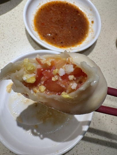 “西红柿鸡蛋饺子”