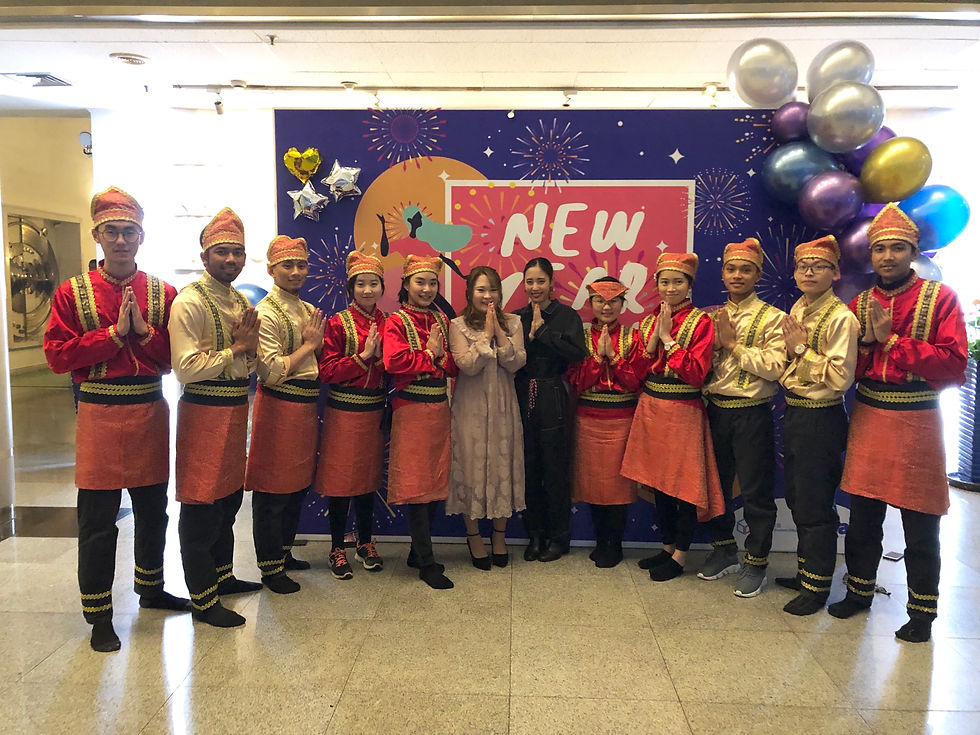 写真：NEW YEAR BASH（上海・同済大学 学内のイベント）／丸山さん提供