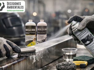 Guía de limpieza pos soldadura industrial