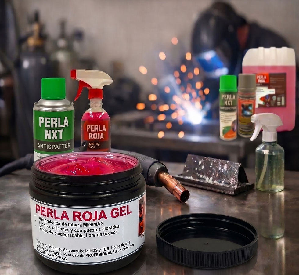 Guía de antiadherentes para soldadura