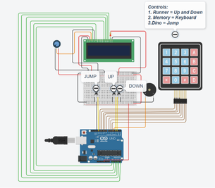 Multi-Game LCD Arcade System Using Arduino Uno