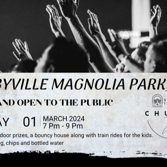 Kirbyville Magnolia Park - Free & Open to the Pubic Friday March - 7:00 - 9:00