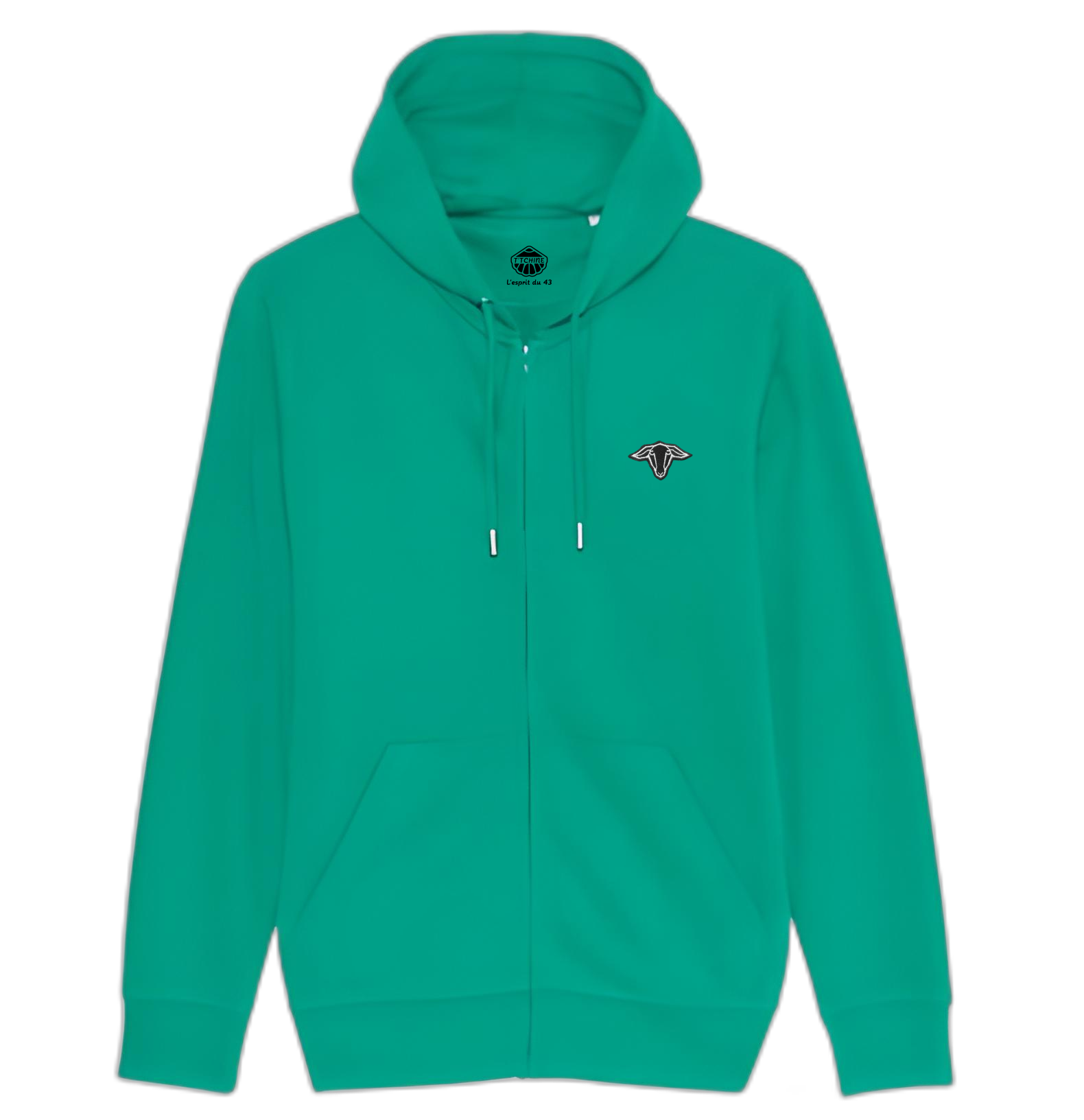 Gilet capuche ~ Neira patch ~ Go green