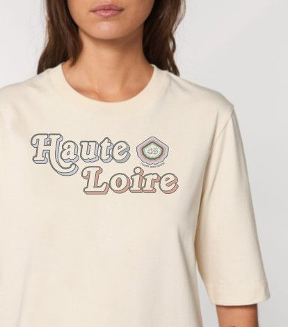 Tee-shirt épais femme Crème chiné ~ Haute-Loire ~