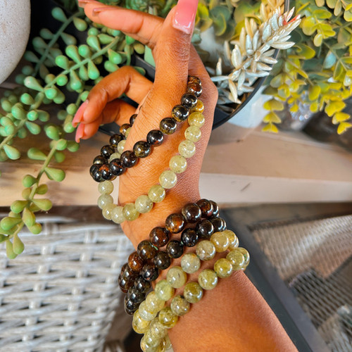 Natural Green Garnet bracelet | Fulleraesthetic.com