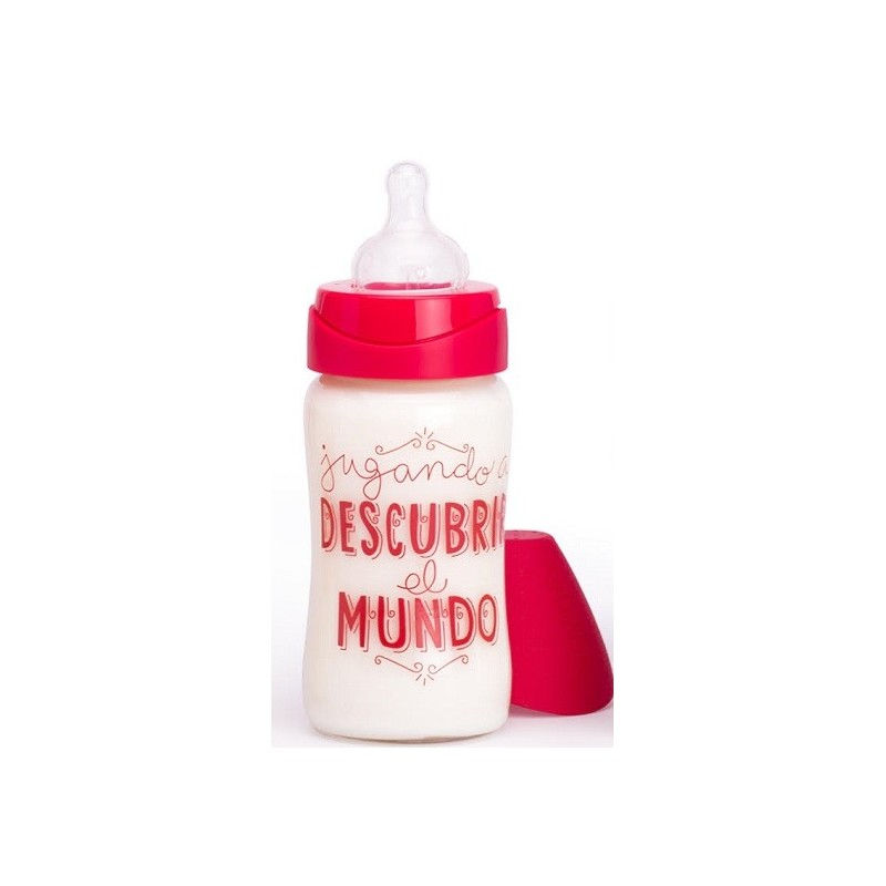 Miniatura: SUAVINEX BIBERÓN VIDRIO CON TETINA REDONDA 3 POSIC