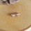 Miniaturbild: Ohrstecker Edelstahl silber Dreieck – Beton mit Folie in gold, silber, kupfer