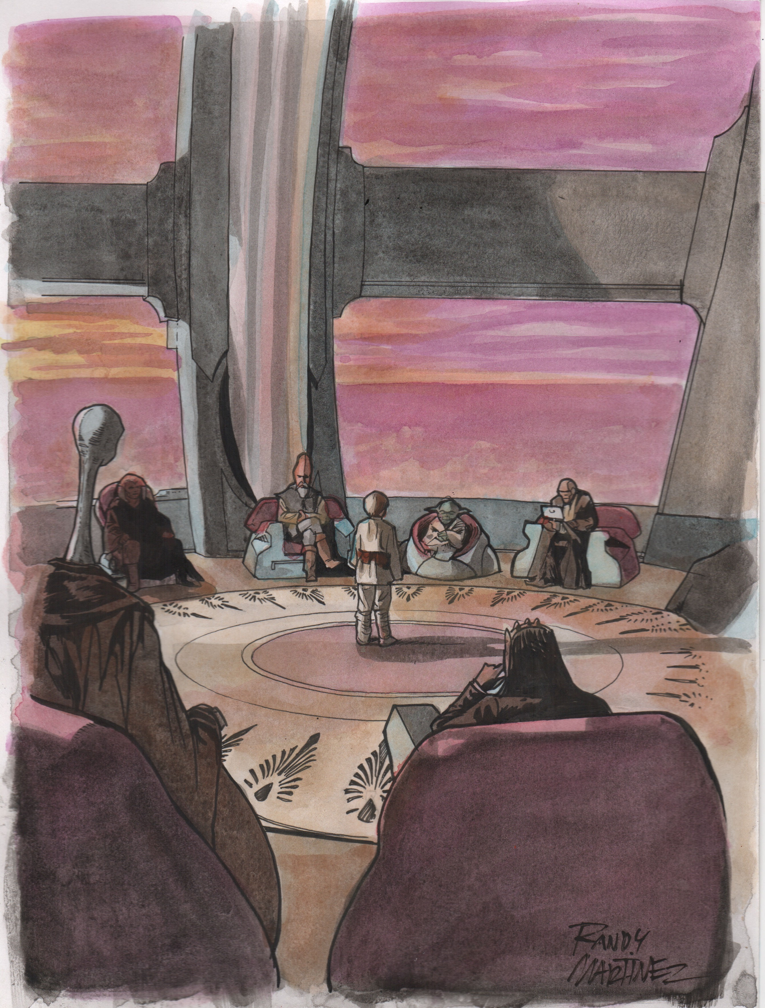 Anakin Skywalker and The Jedi Council-Episode 1 -Scholastic Books