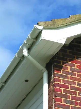 UPVC service on guttering