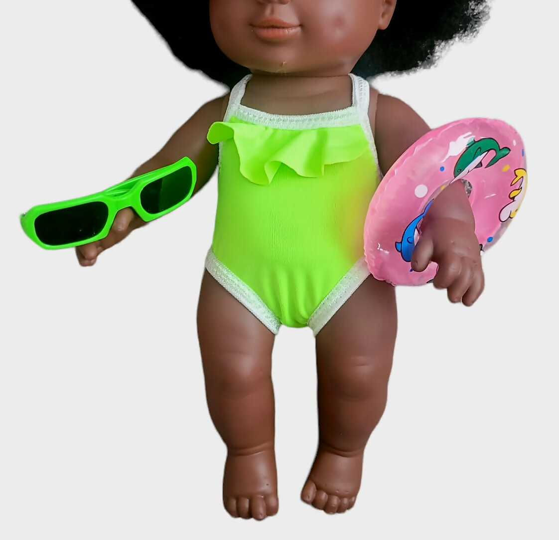 lime green doll swimsuit