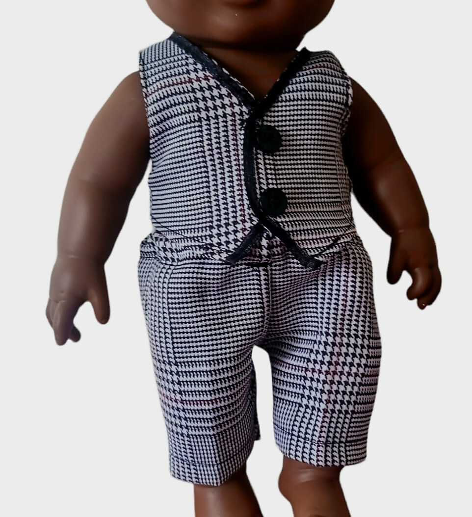2 piece doll suit