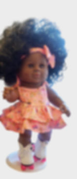 Baby doll in a dress