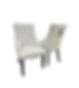 Cream beige luxury dining chair
