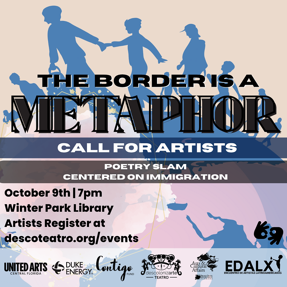 Artist Registration: The Border is a Metaphor