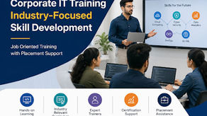 Corporate IT training program with industry-focused skill development, practical learning, professional mentoring, and placement support