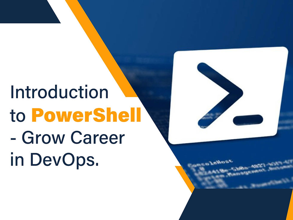 PowerShell introduction for automation and DevOps career growth