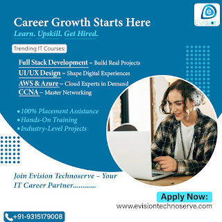Job guaranteed courses in Bangalore with placement assured training by Evision Technoserve.