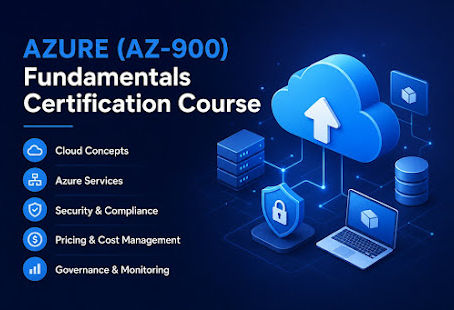 Microsoft Azure AZ-900 Fundamentals Certification Training Course by Evision Technoserve with cloud computing concepts and hands-on learning