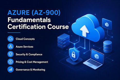 Microsoft Azure AZ-900 Fundamentals Certification Training Course by Evision Technoserve with cloud computing concepts and hands-on learning