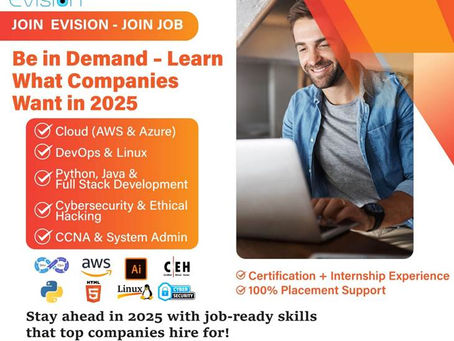 Evision Technoserve IT certification and training courses for career growth.