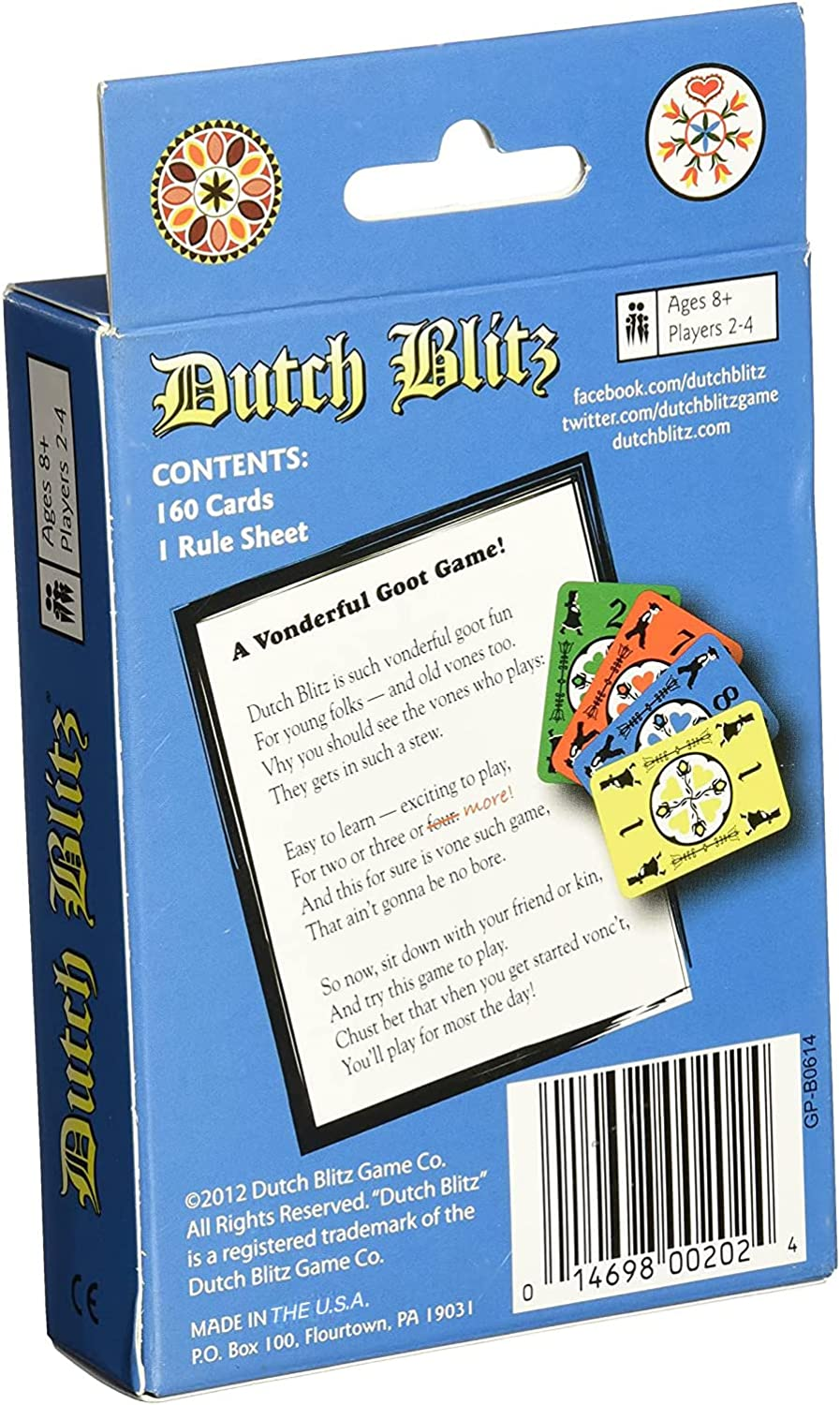 Thumbnail: Dutch Blitz Expansion Pack Card Game, Blue