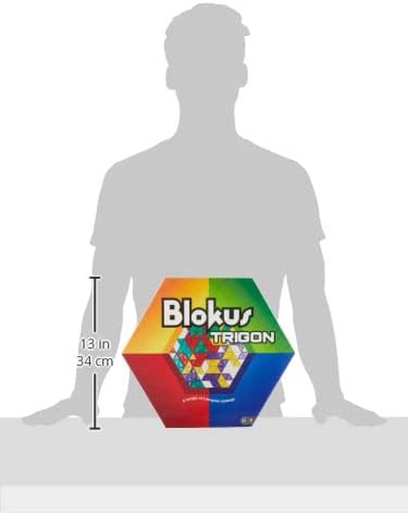 Thumbnail: Blokus Trigon Strategy Board Game, with Hexagonal Board & Triangular Pieces