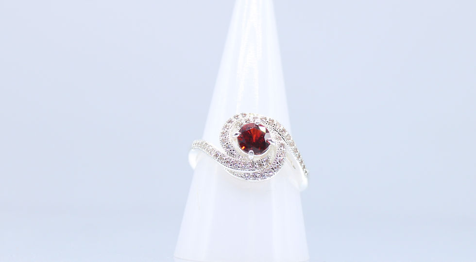 Thumbnail: Garnet - Design 10 Ring