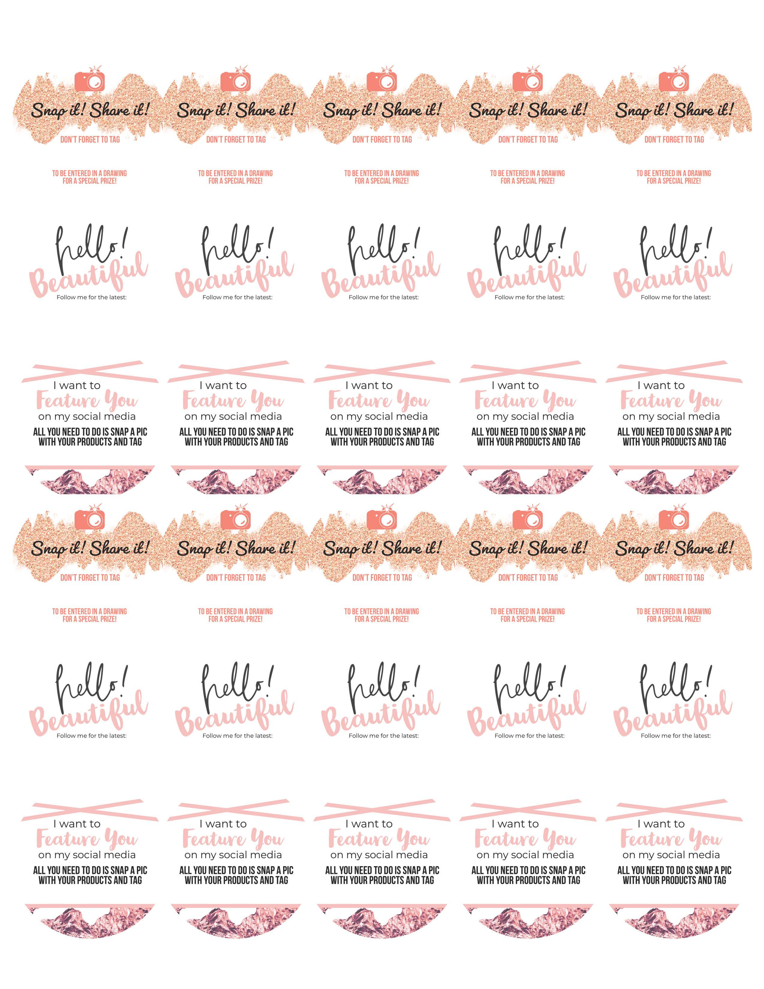 Stickers Snap It Share it