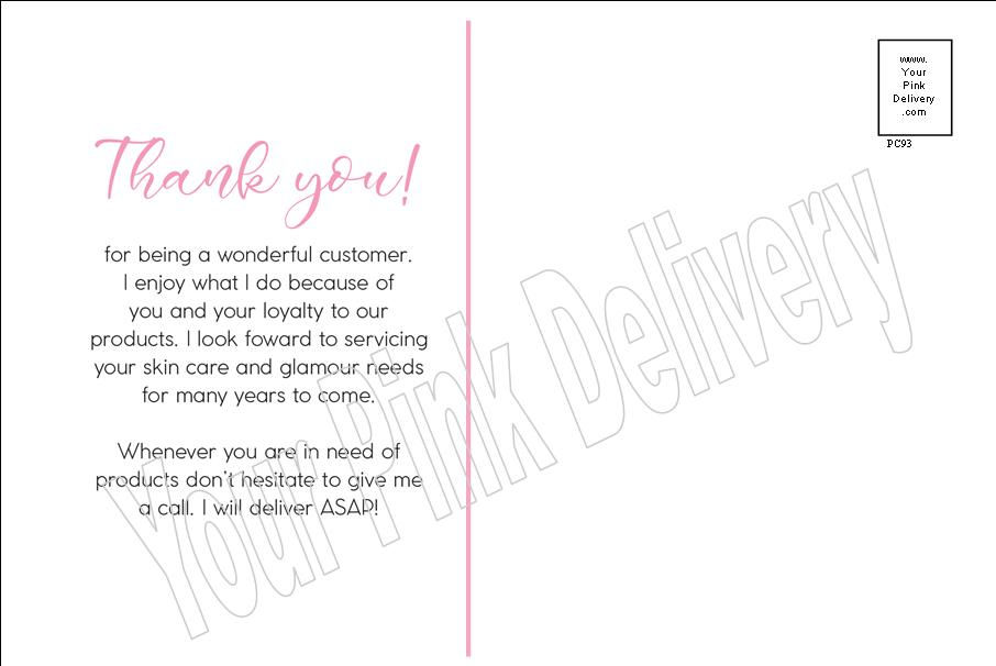 Thumbnail: Thank you (Pink Flowers)