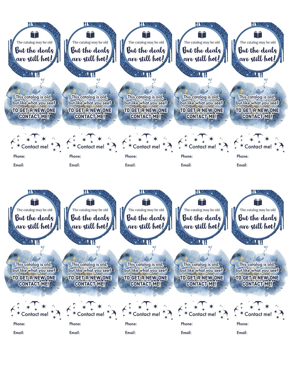 Stickers Catalog May Be Old