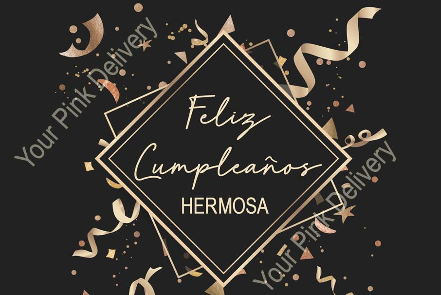 Spanish Feliz Cumpleanos Hermosa - Happy Birthday Beautiful | your-pink ...